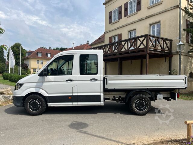 Pick-up bestelwagen VOLKSWAGEN CRAFTER 4 MOTION PRITSCHE DoKa 3500KG-AHK AUT.