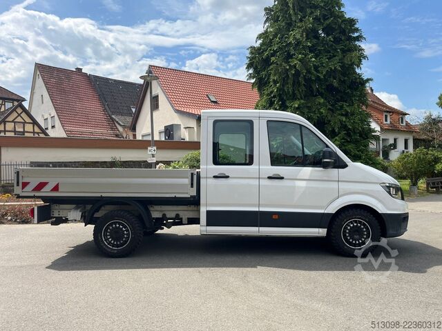 Pick-up bestelwagen VOLKSWAGEN CRAFTER 4 MOTION PRITSCHE DoKa 3500KG-AHK AUT.
