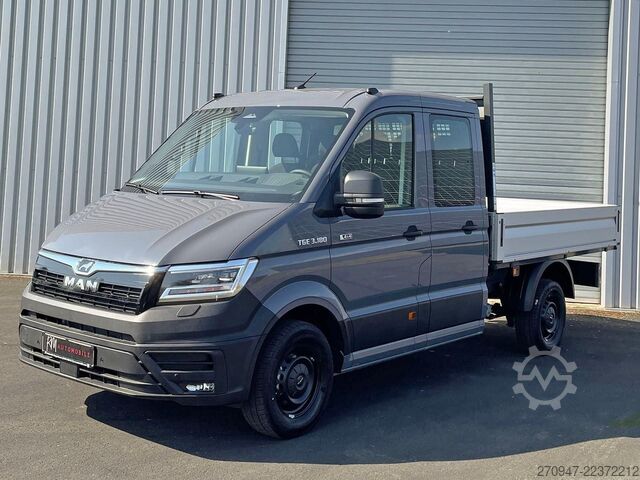 Pick-up skåpbil MAN TGE 3.180 Pritsche DOKA MR 4x4 ACC LED DIFF-SPER