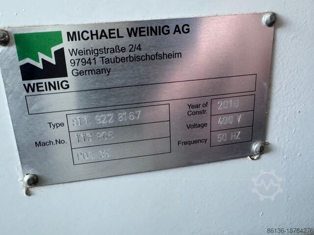 Planer and moulder WEINIG EM 820    120 m/ min