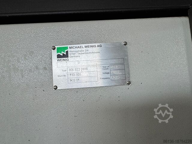 Planer and moulder WEINIG EM 820    120 m/ min