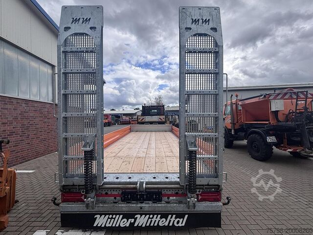 Alçak şasi römork MÜLLER-MITTELTAL Tandem Tieflader ETÜ TA R 11,9