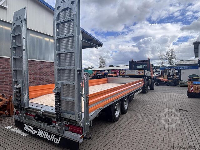 Alçak şasi römork MÜLLER-MITTELTAL Tandem Tieflader ETÜ TA R 11,9