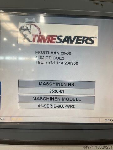 Machine d'ébavurage de tôle Timesavers 41 Serie 900 WRB