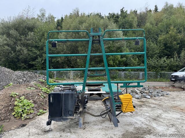 Houttransport vrachtwagenopbouw F. Müller Langholzaufbau