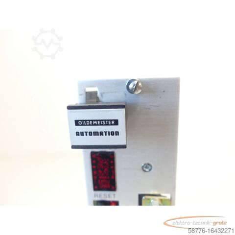 Guild Master komponenta Gildemeister VD030K AES2 Karte + 0.88.630-0 SI0ADP Zusatzplatine