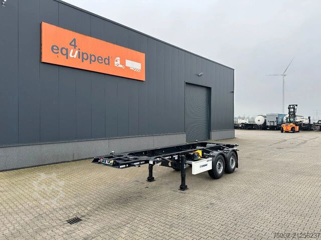 Container transportation Krone NEU UND DIREKT VERFÜGBAR: 20FT-ADR-FAHRGESTELL ...