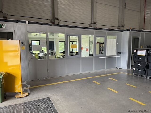 Warehouse offices, room-in-room system Kleusberg Systemraum Trendline
