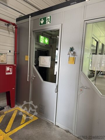 Warehouse offices, room-in-room system Kleusberg Systemraum Trendline