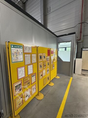 Warehouse offices, room-in-room system Kleusberg Systemraum Trendline