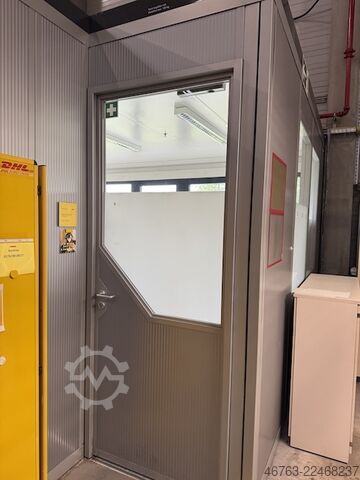 Warehouse offices, room-in-room system Kleusberg Systemraum Trendline