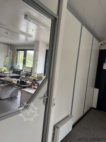 Warehouse offices, room-in-room system Kleusberg Systemraum Trendline