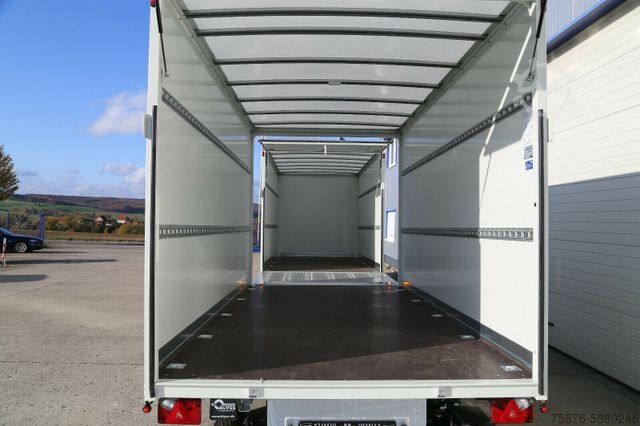 Furgão fechado IVECO Daily Durchladezug mit Anhänger Kofferaufbau