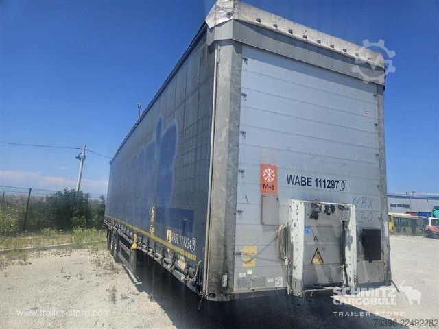 Åben sættevogn med presenning Schmitz Cargobull Semitrailer Curtainsider Mega