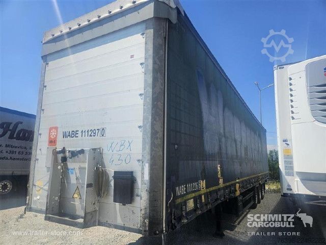 Åben sættevogn med presenning Schmitz Cargobull Semitrailer Curtainsider Mega