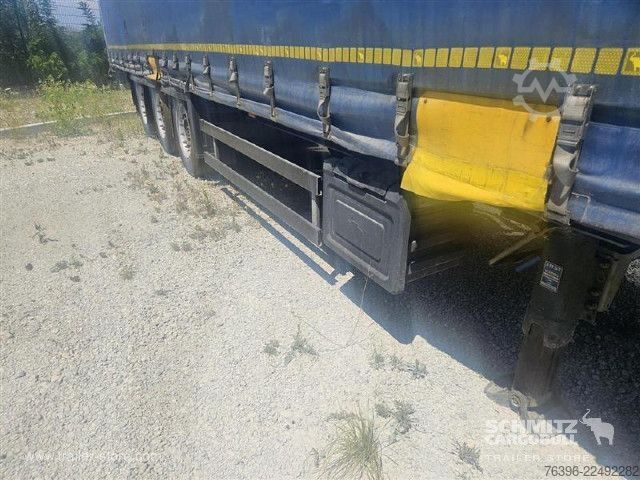 Åben sættevogn med presenning Schmitz Cargobull Semitrailer Curtainsider Mega