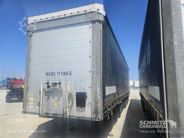 Åben sættevogn med presenning Schmitz Cargobull Semitrailer Curtainsider Mega