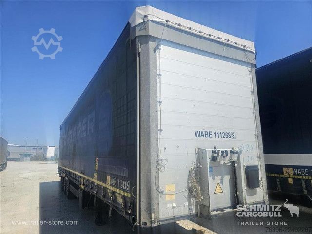 Åben sættevogn med presenning Schmitz Cargobull Semitrailer Curtainsider Mega