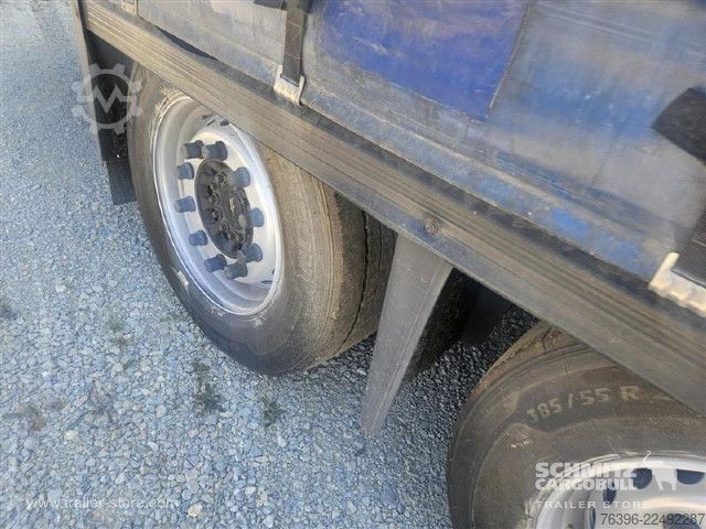 Åben sættevogn med presenning Schmitz Cargobull Semitrailer Curtainsider Mega