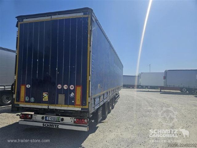 Åben sættevogn med presenning Schmitz Cargobull Semitrailer Curtainsider Mega