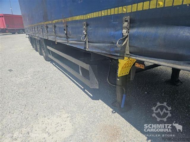 Åben sættevogn med presenning Schmitz Cargobull Semitrailer Curtainsider Mega
