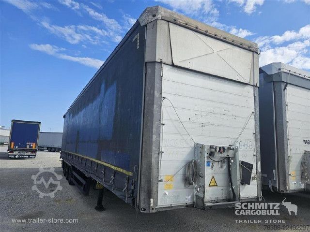 Åben sættevogn med presenning Schmitz Cargobull Semitrailer Curtainsider Mega