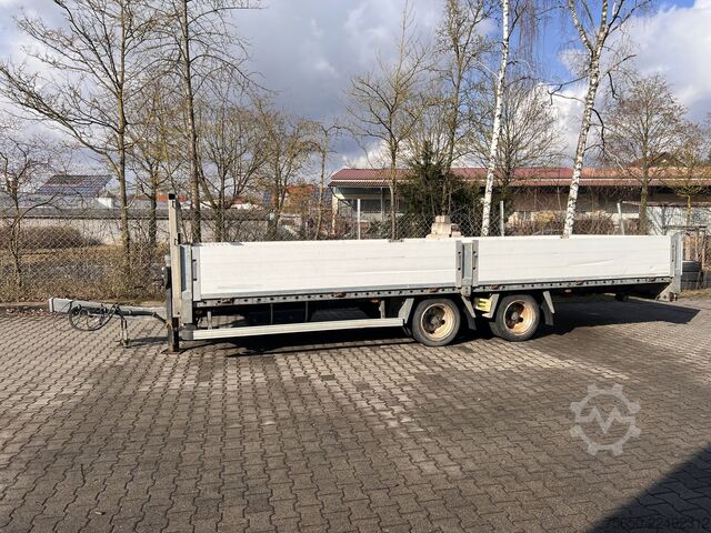 Otwarta przyczepa Humbaur HBTZ 137224  14,4 t Tandem- Pritschenanhänger- Tieflader