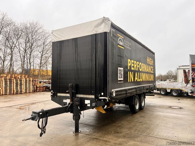 Otwarta przyczepa z plandeką Fliegl TPS135  13,5 t Tandemplanenanhänger, neuwertig