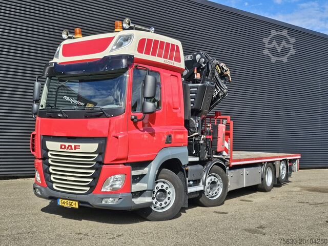 Laadplatform DAF CF 460 8x2/6 / FASSI 82 t/m CRANE / KRAN - 18.3...