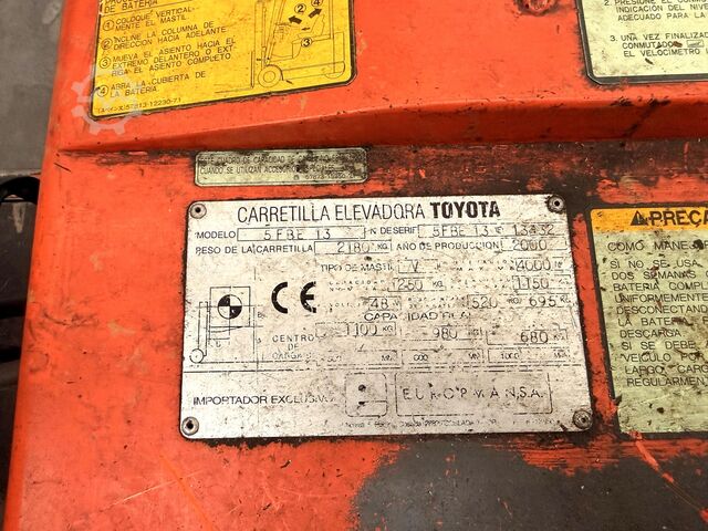 Elektrostapler TOYOTA 5 FPE 13