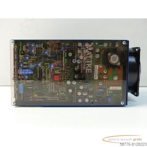 Component Mattke MTR5000-170/25 Servoregler SN:4150038299  generalüberholt!