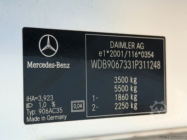 Miniautocarro MERCEDES-BENZ Sprinter 314 BlueTEC 9 Sitze Rollstuhllift Klima