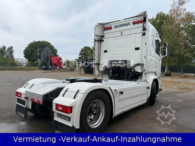 Standardowy ciągnik siodłowy SCANIA SUPER-Highline R 450-LEDER-Retarder-adr