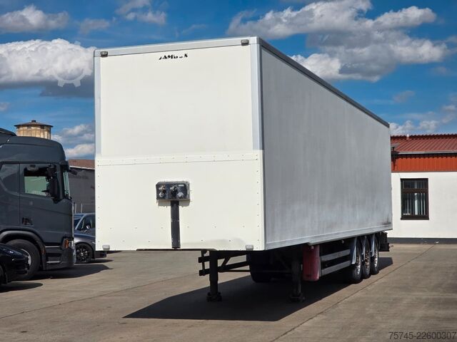 Skåpsemitrailer SAMRO ST39 * ROLLENBETT * KOFFER * BPW * 3-ACHSER