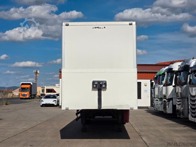 Skåpsemitrailer SAMRO ST39 * ROLLENBETT * KOFFER * BPW * 3-ACHSER