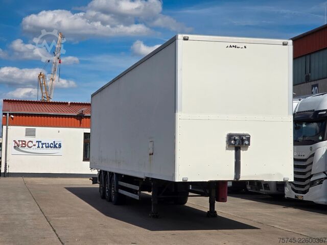 Skåpsemitrailer SAMRO ST39 * ROLLENBETT * KOFFER * BPW * 3-ACHSER