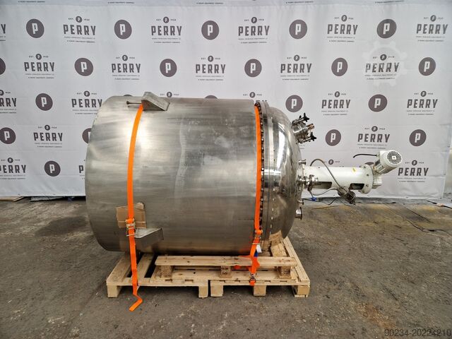 NIKRO 316L Edelstahlreaktor, 2013 Liter, 2 bar Innendruck, 2 bar Manteldruck. Nikro 2013 Litre