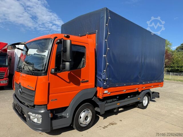 Ponyvával szerelt furgon MERCEDES-BENZ ATEGO 816 Pritsche/Plane 4,90 m *Klima