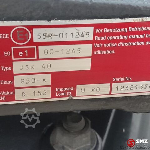 Femte hjulet Jost Occ koppelschotel + montageplaat JSK40 Jost