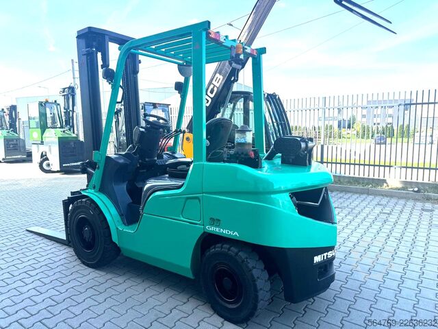 4-Rad-Gabelstapler Mitsubishi FD35NT /Diesel/Only 6012 hours/New Price