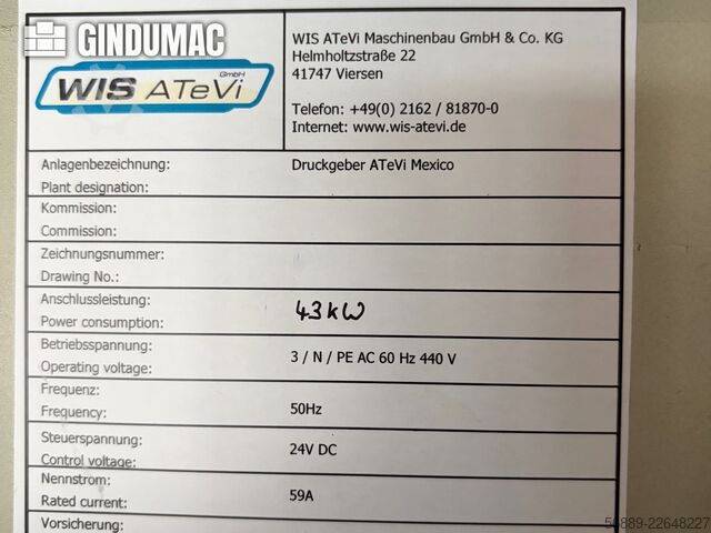 WIS ATEVI sensor de presión ATeVi Heidel WIS ATEVI Druckgeber ATeVi Heidel