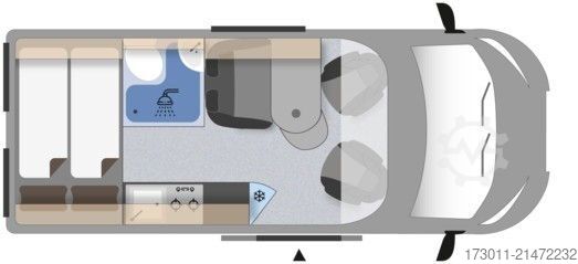 Kamper CLEVER Drive 540 Roadrider 140PS Markise Navi RFK