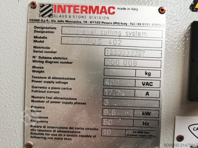 Steenfreesmachine Intermac PRIMUS 402 Waterjet 5 Axis