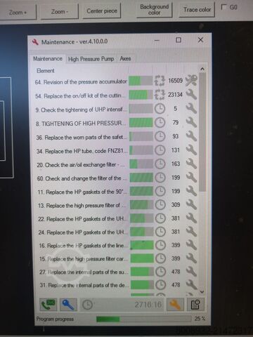 Steenfreesmachine Intermac PRIMUS 402 Waterjet 5 Axis