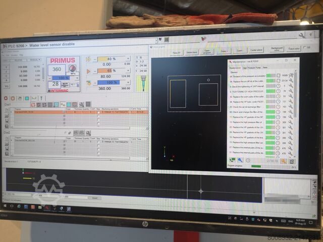 Steenfreesmachine Intermac PRIMUS 402 Waterjet 5 Axis