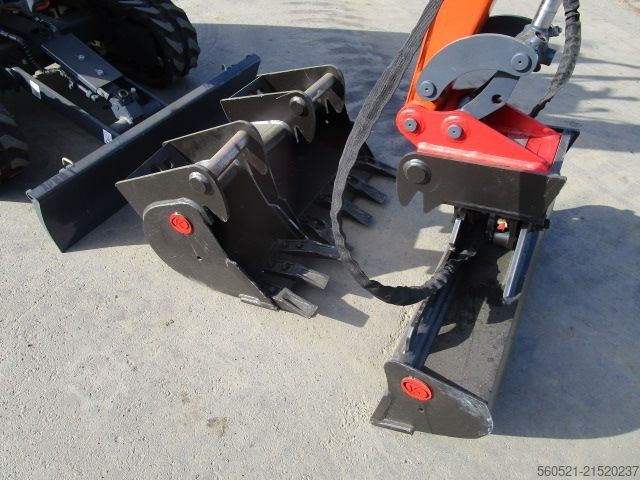 Mini excavators Atlas AC08B - mechan. Schnellwechsler LEHNHOF + 3 Löffel