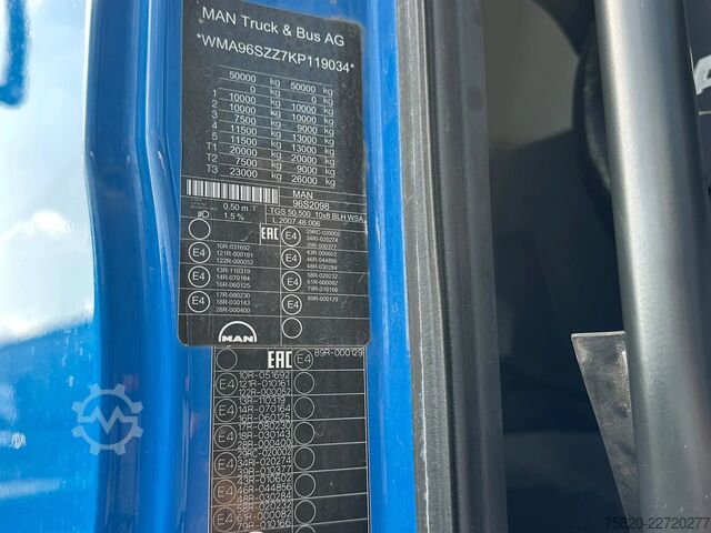 Sklápěč MAN TGS 50.500 10X8 BLH WSA KIPPER MET AFDEKKLEPPEN