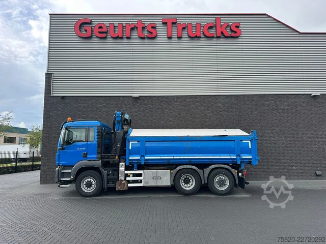 Volquete con grúa MAN TGS 26.360 6X4H-4 BL KIPPER +EPSILON Q 170 EASY...