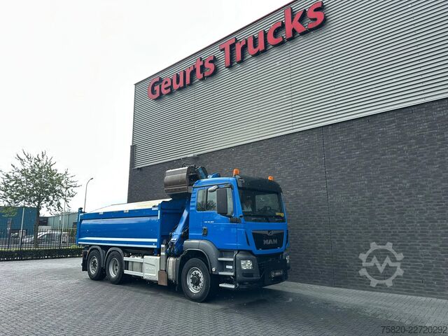 Volquete con grúa MAN TGS 26.360 6X4H-4 BL KIPPER +EPSILON Q 170 EASY...