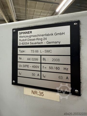 CNC drejebænk Spinner TS66L-SMC